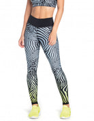 Zebra Neon Lightweight Print F/L Tights - Activewear Brazil
