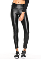 Scrunchy Bum Gloss Cirre F/L Tights - Black - Activewear Brazil