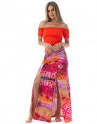 Off The Shoulder Top - Red - Activewear Brazil